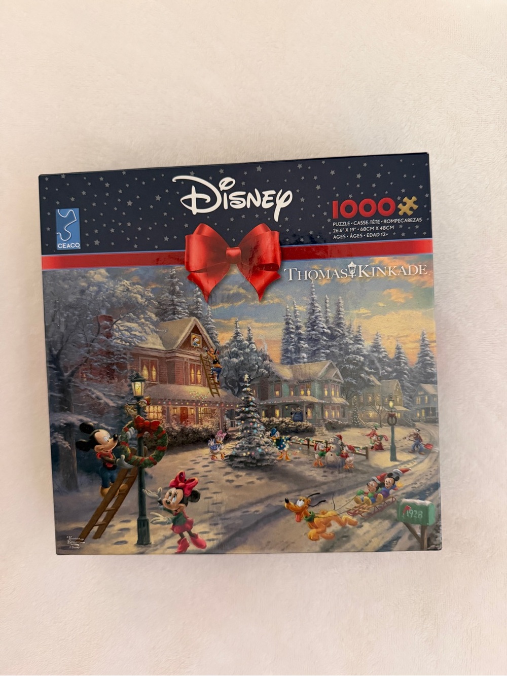 Disney Thomas Kinkade 1000-Piece Holiday Puzzle